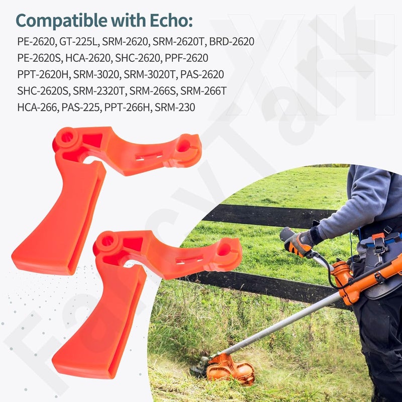 FancyTark 2 Pack C453000482 Throttle Triggers for Echo PE-2620, GT-225L, SRM-2620, SRM-2620T, BRD-2620, PE-2620S, HCA-2620, SHC-2620, PPF-2620 - Image 4